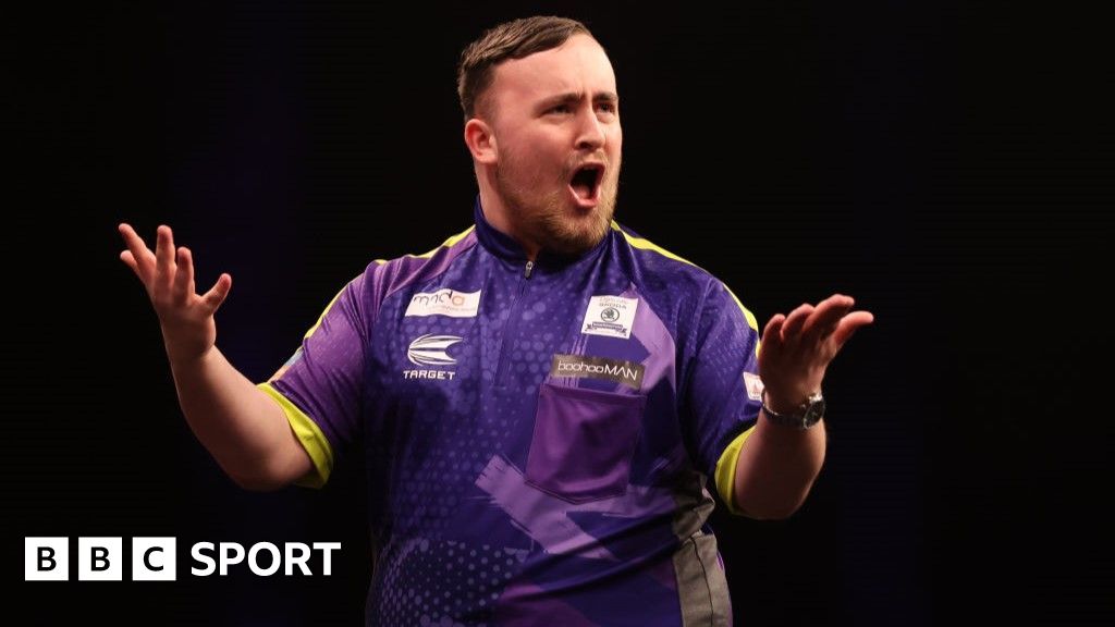 Graphic of darts player Luke 'The Nuke' Littler