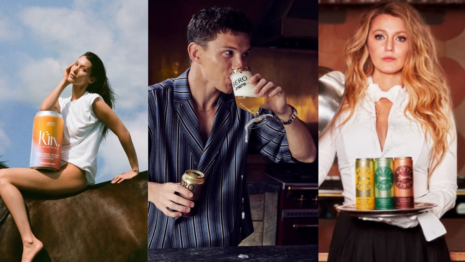 From Bella Hadid to Tom Holland: How celebrities are leading the non-alcoholic beverage trend