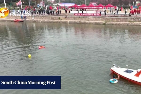 China develops first AI robot lifeguard to stand 24-hour watch over river