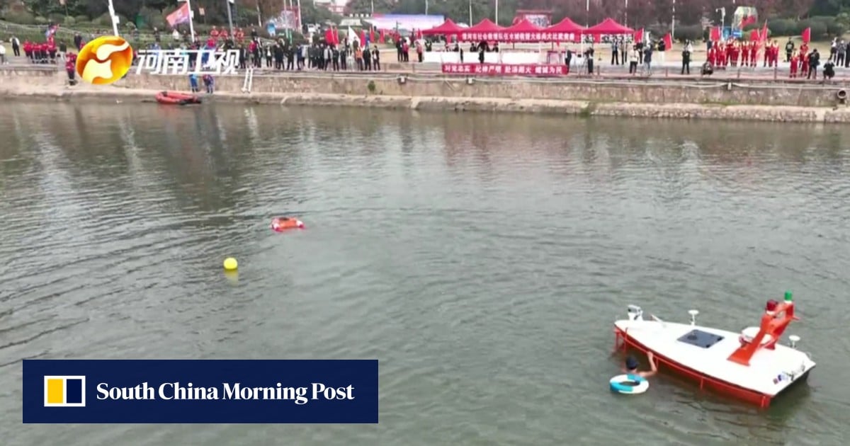 China develops first AI robot lifeguard to stand 24-hour watch over river