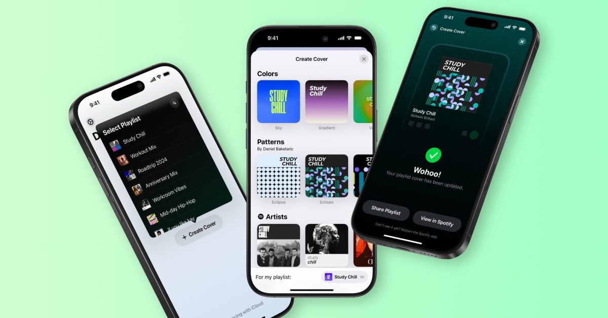 Playlist cover artwork app ‘Denim’ now integrates with Spotify