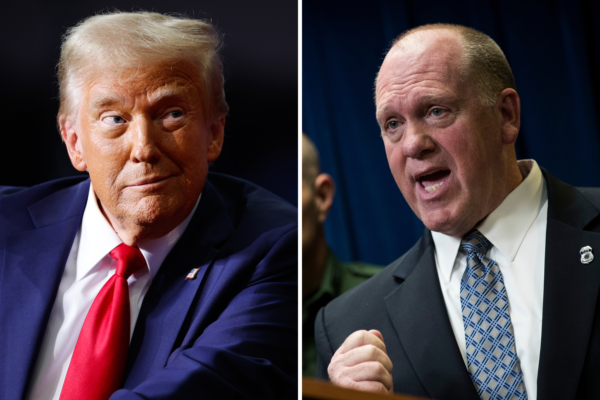 Donald Trump and Tom Homan