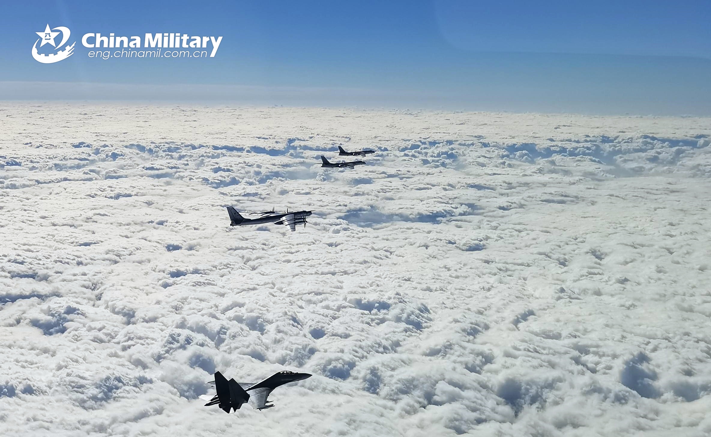 Russia and China Joint Bomber Patrol