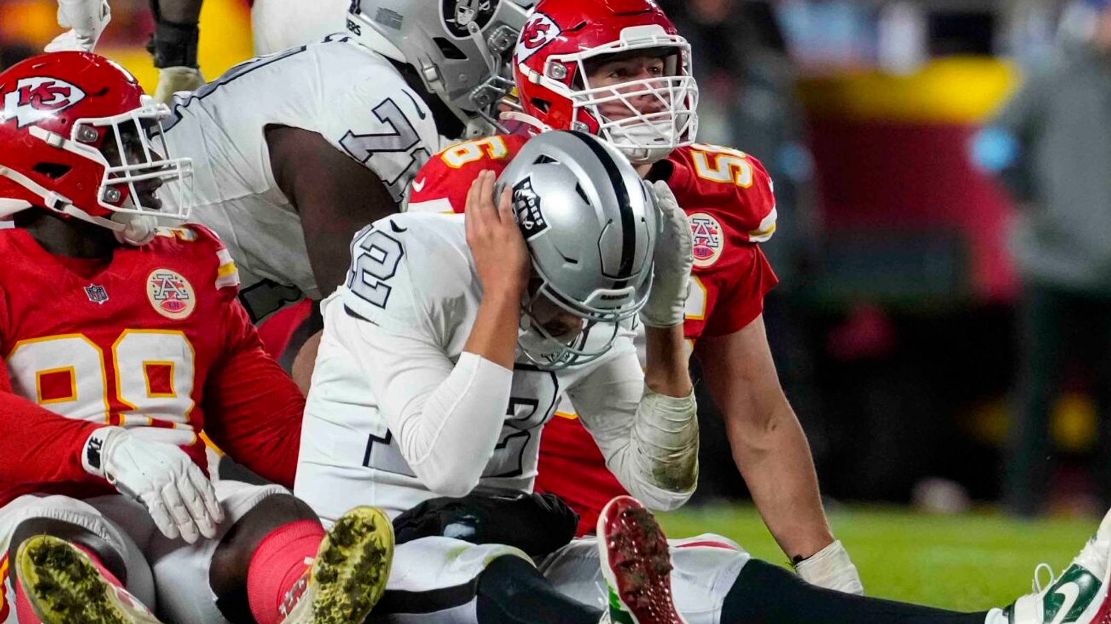 NFL Black Friday: Kansas City Chiefs clinch playoff spot with dramatic 19-17 win over Las Vegas Raiders | NFL News
