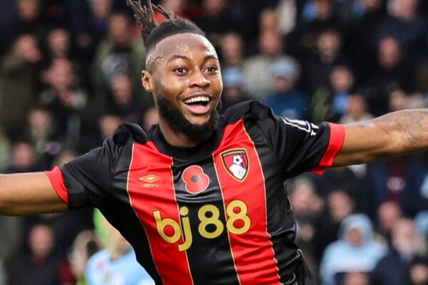 Bournemouth 2-1 Man City: Antoine Semenyo, Evanilson strike as Premier League champions shocked on the south coast | Football News Antoine Semenyo celebrates after opening the scoring for Bournemouth against Man City