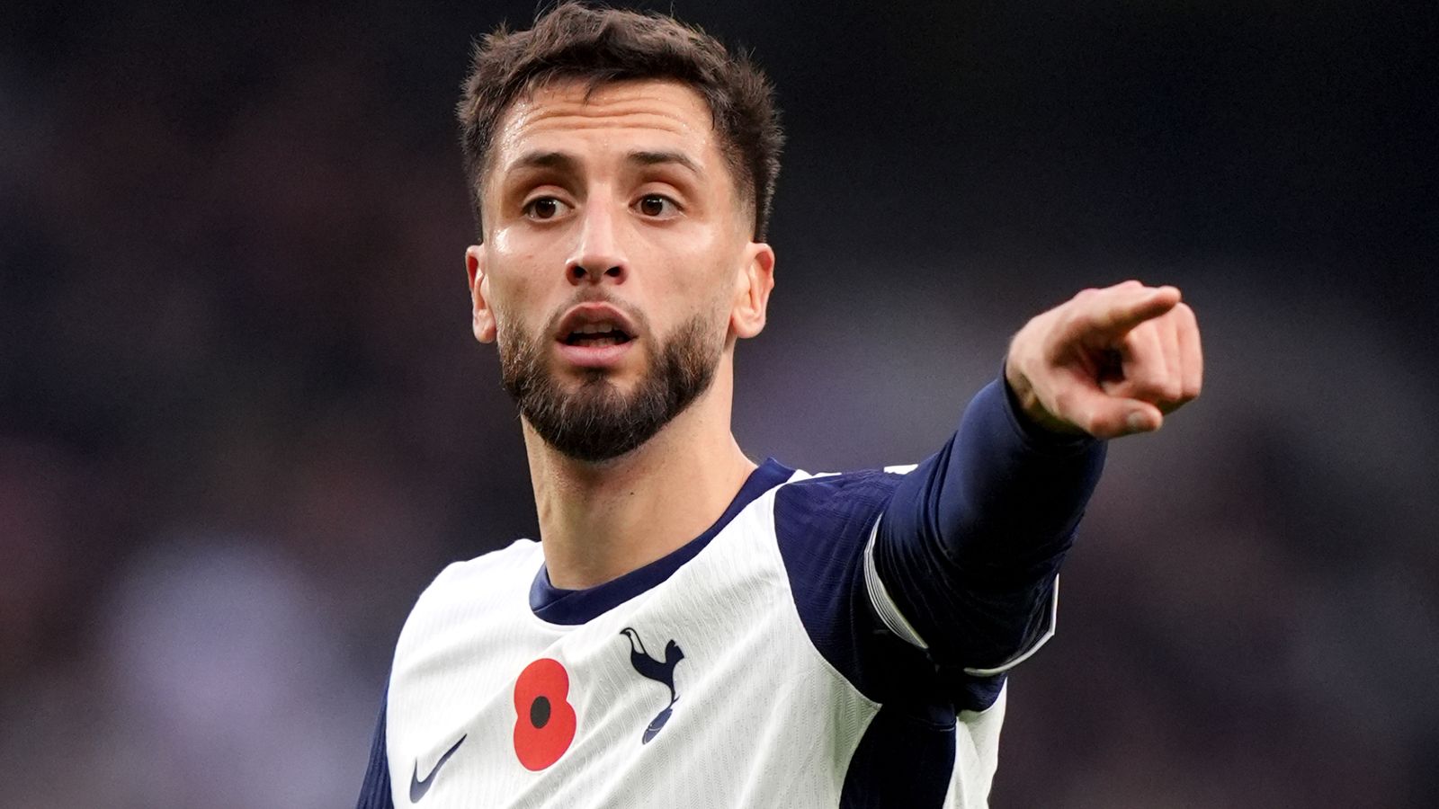 Tottenham Hotspur's Rodrigo Bentancur during the Premier League match at Tottenham Hotspur Stadium, London. Picture date: Sunday November 3, 2024.