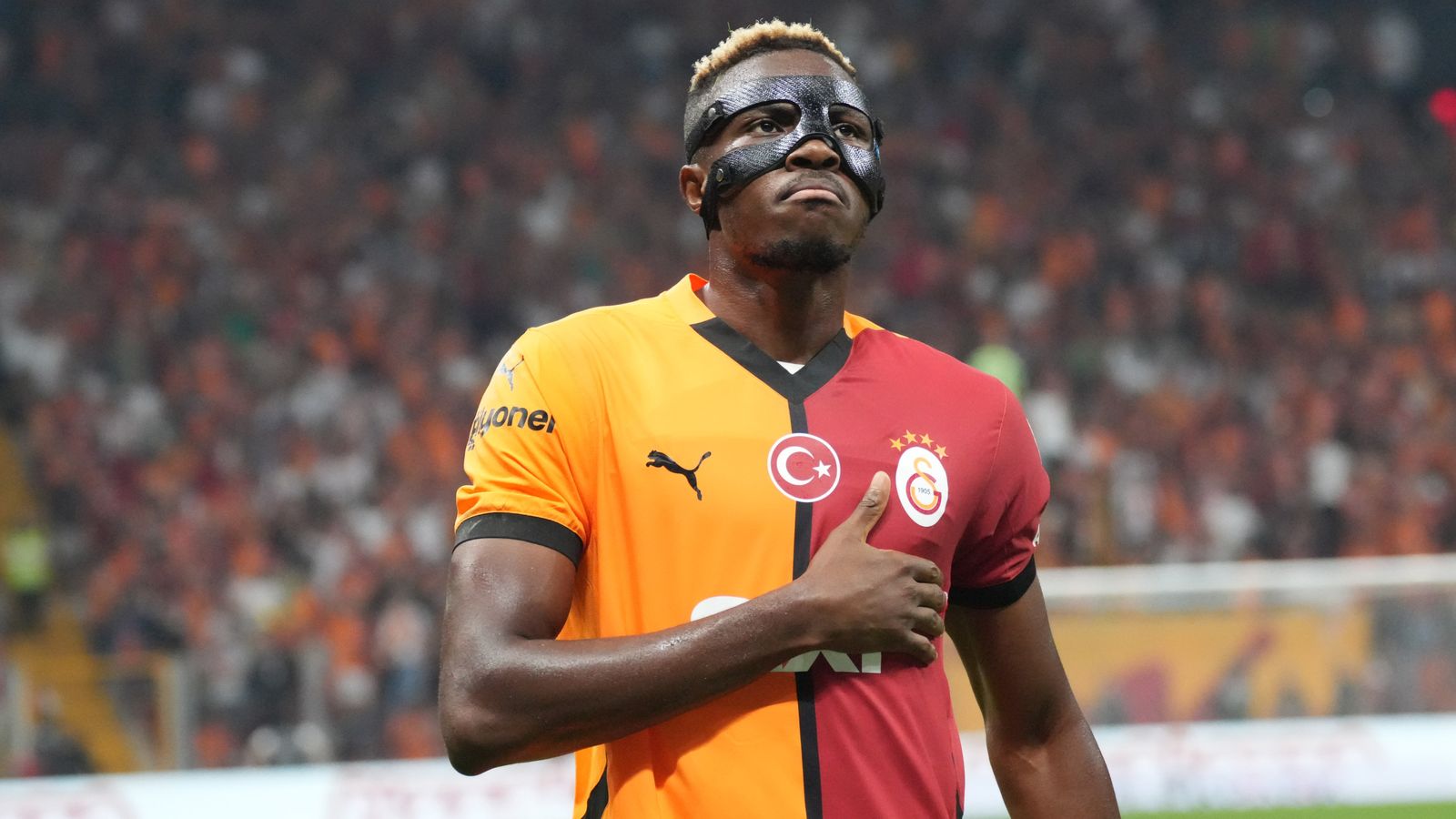 Victor Osimhen in action for Galatasaray