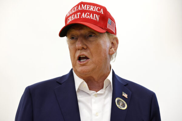Trump Speaks to Press