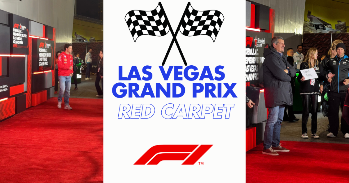 Hear what celebrities have to say at the F1 Las Vegas Grand Prix red carpet