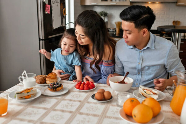 Make time for breakfast with your family