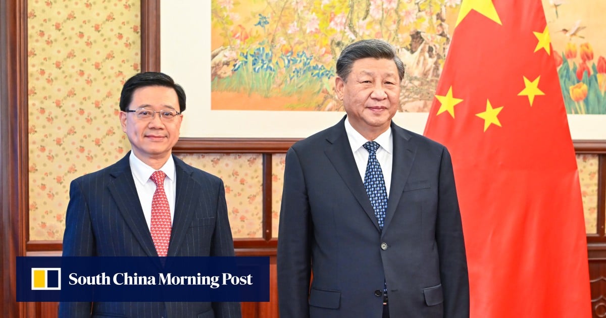 Hong Kong’s John Lee to meet Xi Jinping on Beijing duty visit starting Wednesday