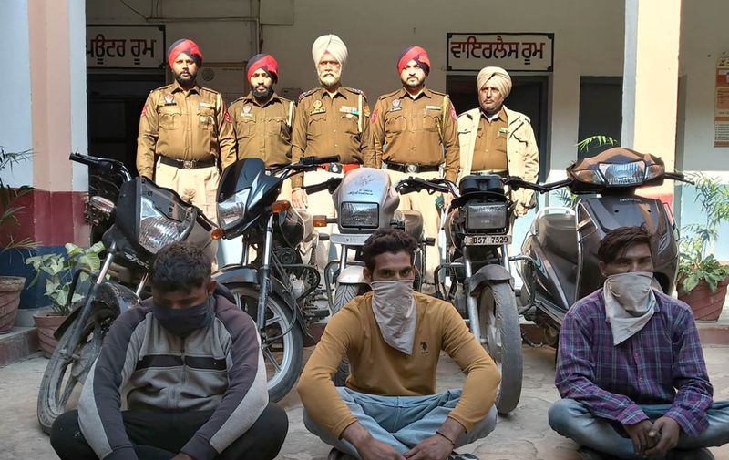 10 nabbed with eight mobile phones, 9 bikes, narcotic pills