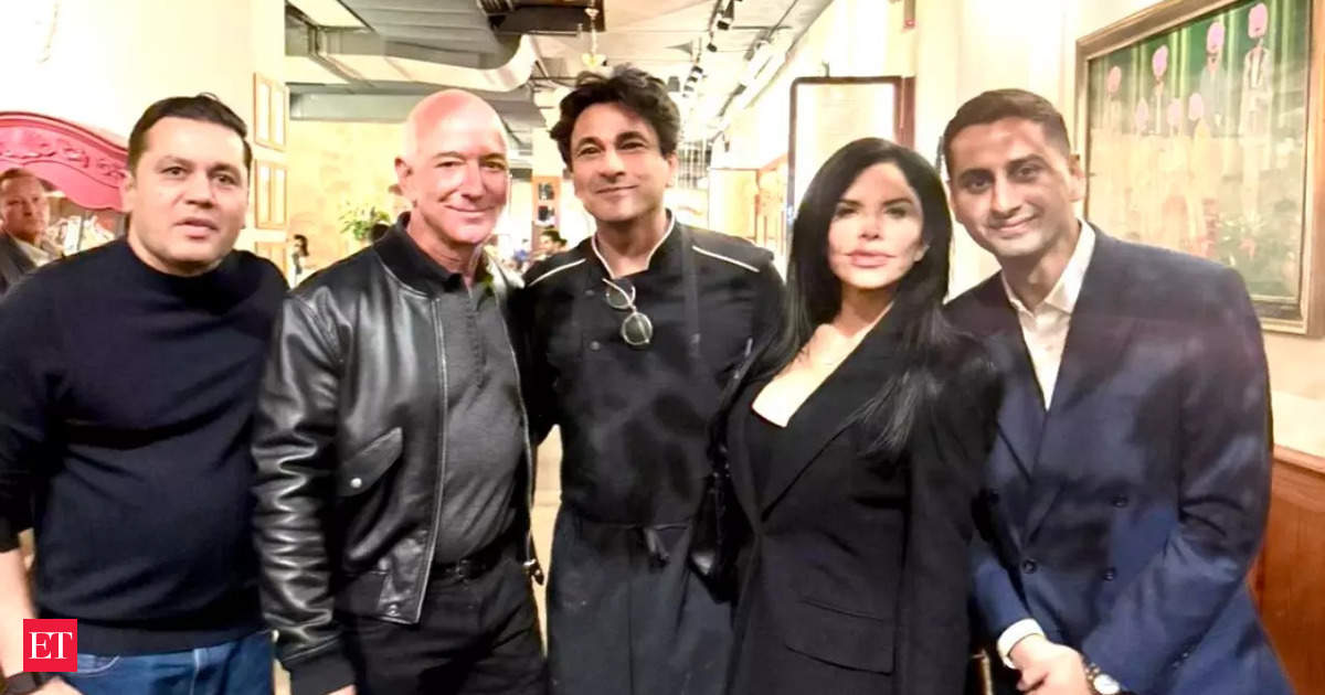 When Jeff Bezos met Bihari sattu roti: Amazon founder and partner Lauren Sanchez visit Vikas Khanna's Bungalow in NY