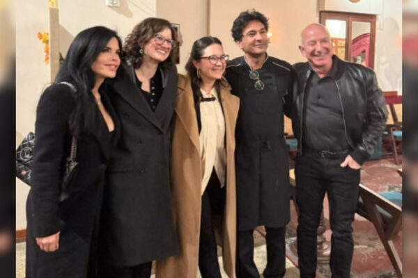 Jeff Bezos, Lauren Sanchez treated desi fusion meal at Vikas Khanna's Bungalow: Bihari Sattu Roti to Manipur's Black Rice Pudding