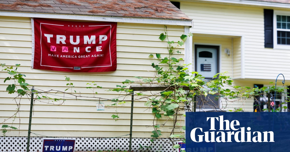 Feeling at home? New app lets US homebuyers see neighbors’ politics | US news