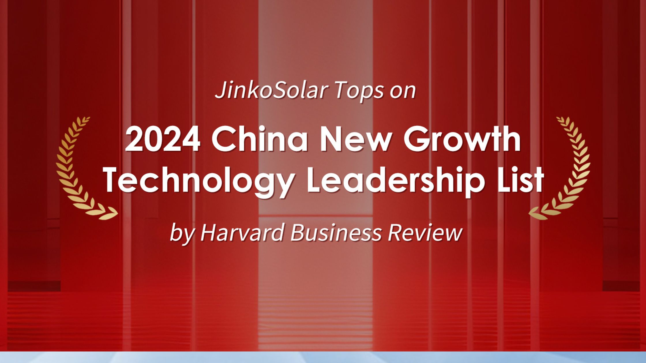 Technical Leadership! JinkoSolar Tops “2024 China New Growth · Technology Leadership List” by Harvard Business Review