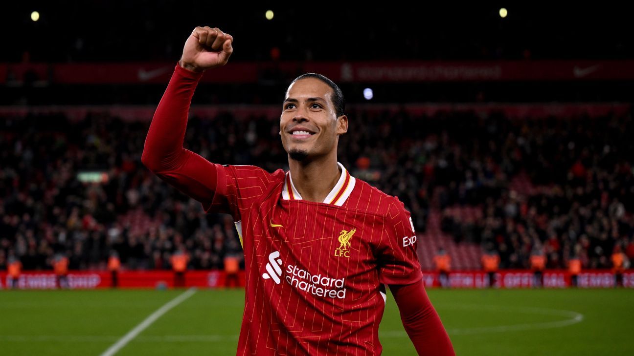 Liverpool's Virgil van Dijk: I have more years left at the top