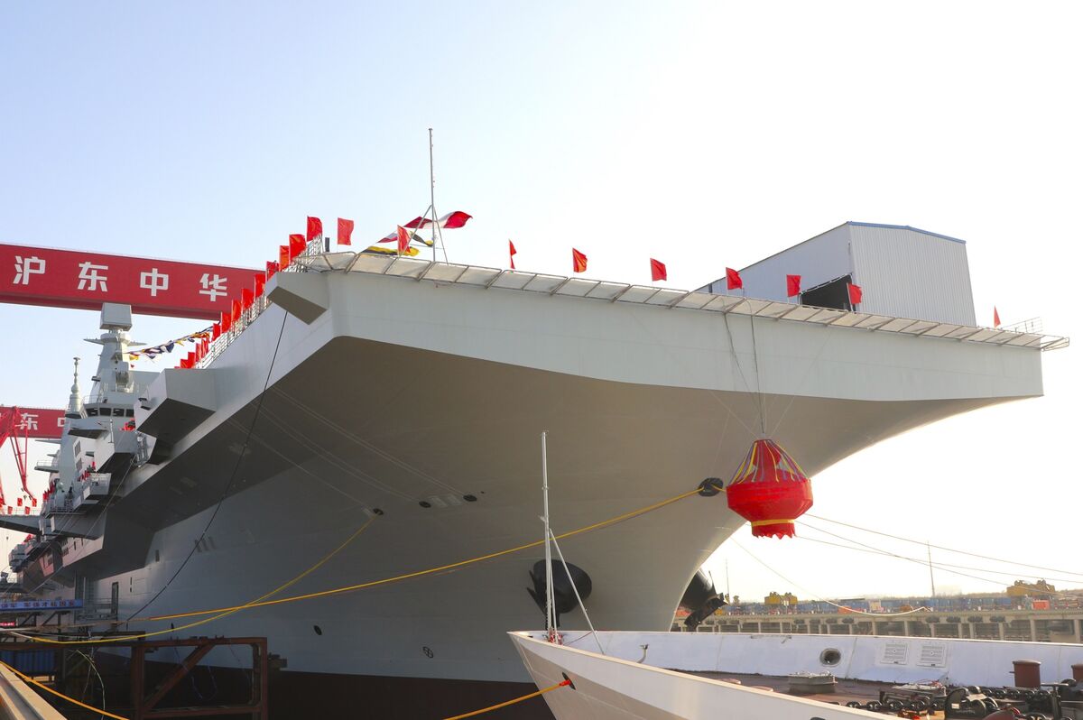 China Launches Largest Amphibious Warship in Show of Naval Power