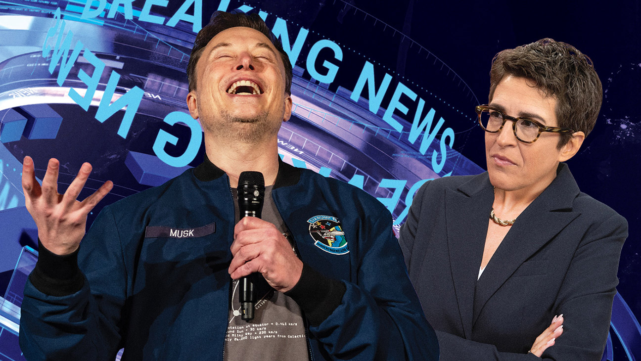 Elon Musk jokes (maybe) about taking over Rachel Maddow’s MSNBC.