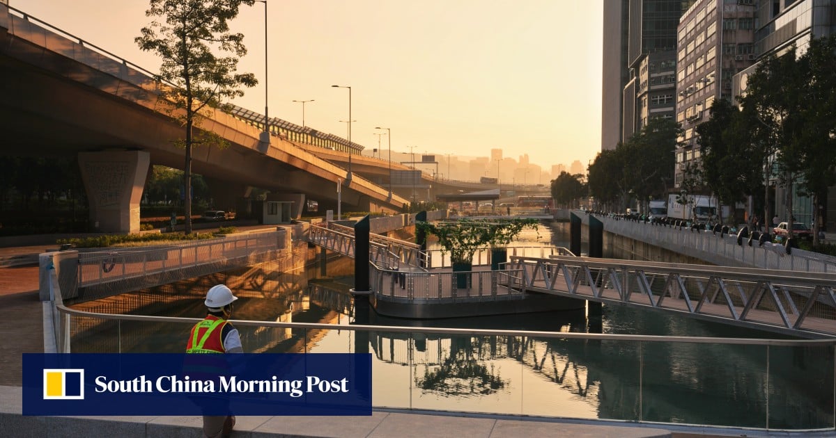 How HK$1.34 billion transformed drab, musty nullah into smart river in Hong Kong