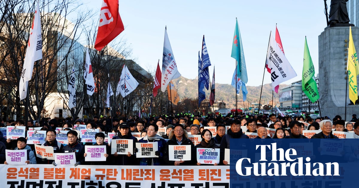 First Thing: South Korea’s president, Yoon Suk Yeol, facing impeachment after martial law shock |