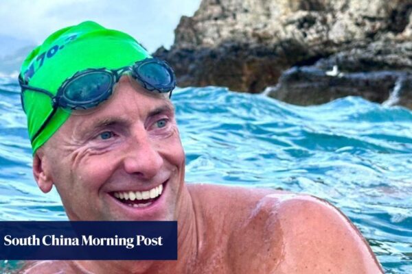 Hong Kong resident Brett Kruse hoping to make a HK$100k splash with around the island swim