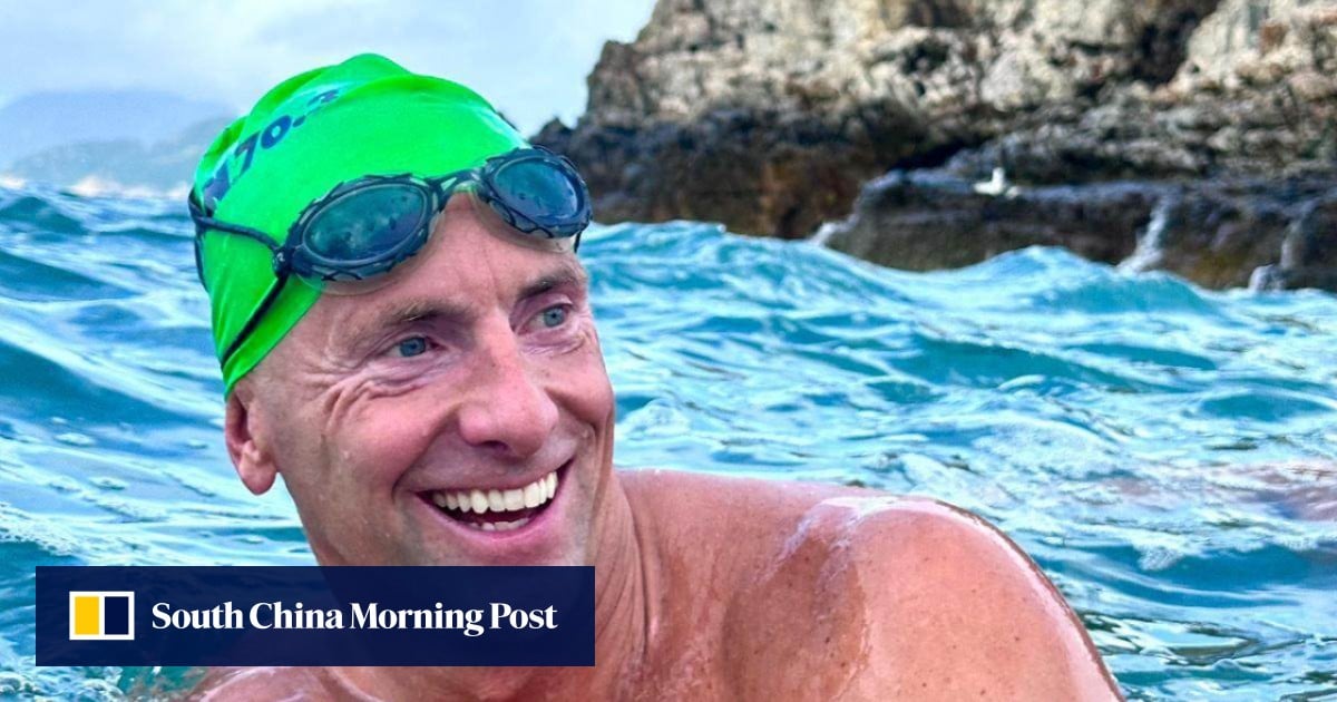 Hong Kong resident Brett Kruse hoping to make a HK$100k splash with around the island swim