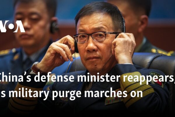 China’s defense minister reappears, as military purge marches on 