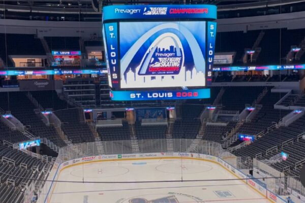 Enterprise Center in St. Louis will host the 2026 U.S. Figure Skating Championships. (Spectrum News/Gregg Palermo)