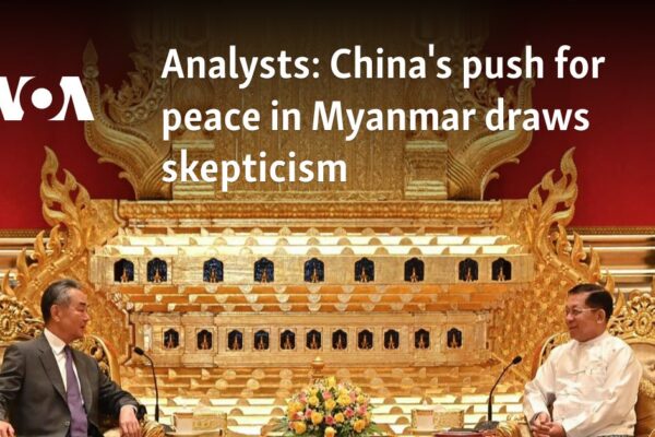 China's push for peace in Myanmar draws skepticism