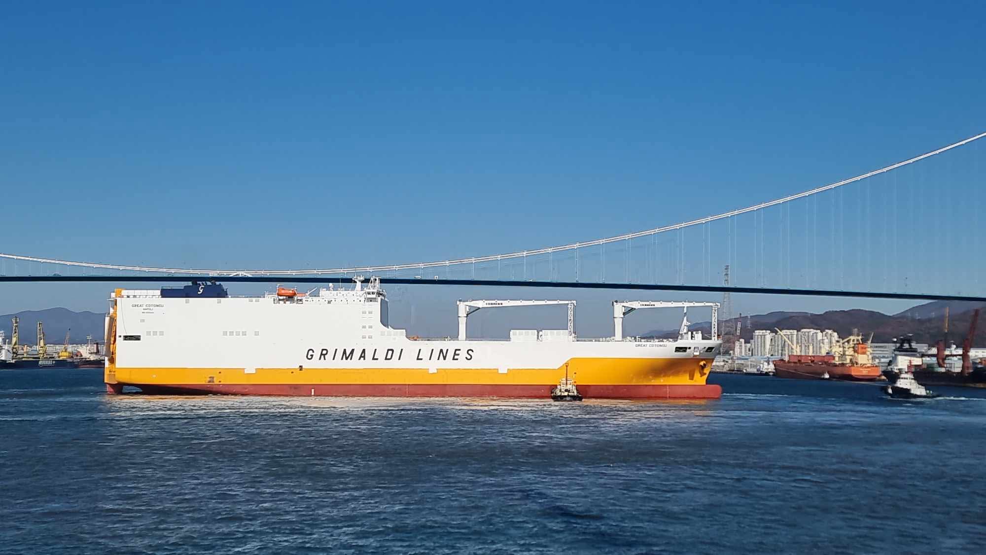 Grimaldi to debut Great Cotonou on new China-Nigeria route ‣ WorldCargo News