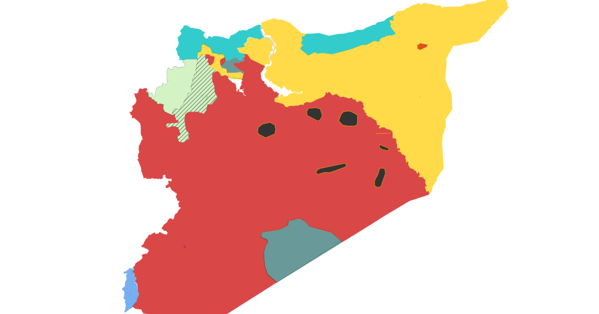 Mapping who controls what in Syria | Syria's War News