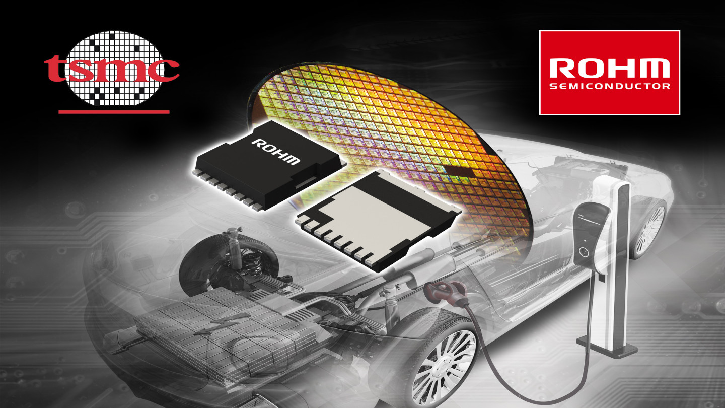 ROHM and TSMC collaborate on GaN power devices