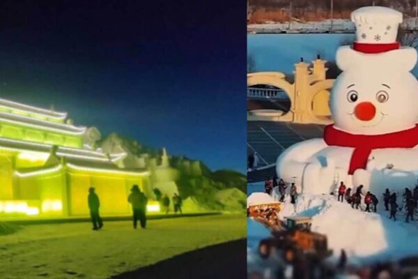 World News Today Live Updates on December 25, 2024 : Palace made of snow, 20-meter-tall snowman: China's magnificent snowy sculptures attract tourists