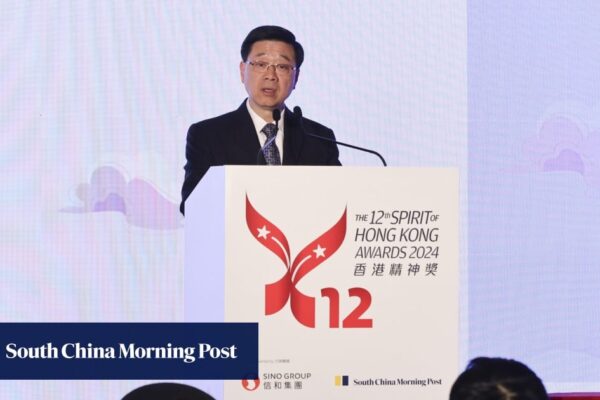 Spirit of Hong Kong Awards: John Lee says winners exemplify city’s ‘can-do’ spirit