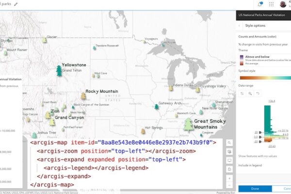 Web maps—the foundation of ArcGIS web applications