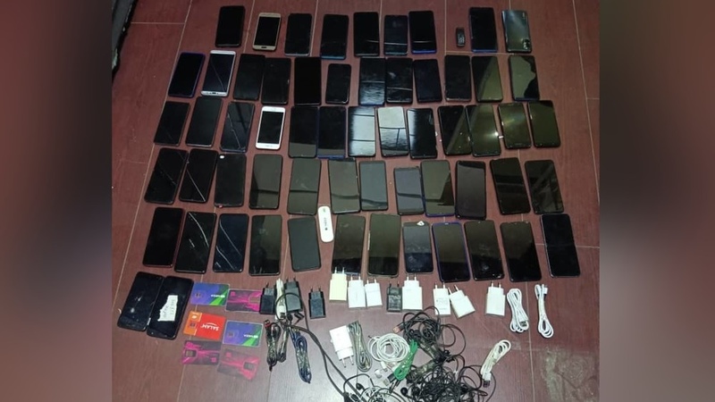 62 mobile phones seized from pre-trial detention center No. 1 - Penitentiary Service