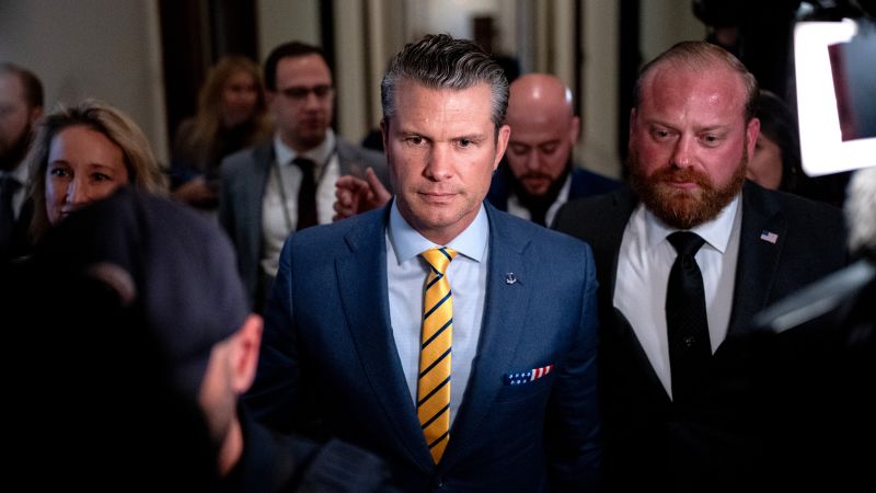 Hegseth is still standing, but hasn’t yet saved his Pentagon bid