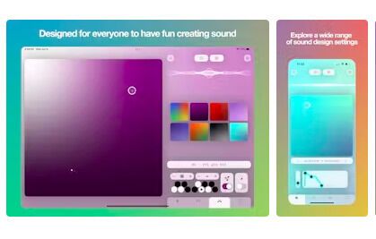 Color-To-Sound Apps : Gradient Synth