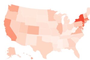 Map Shows Which States Spend The Most on Dating Apps