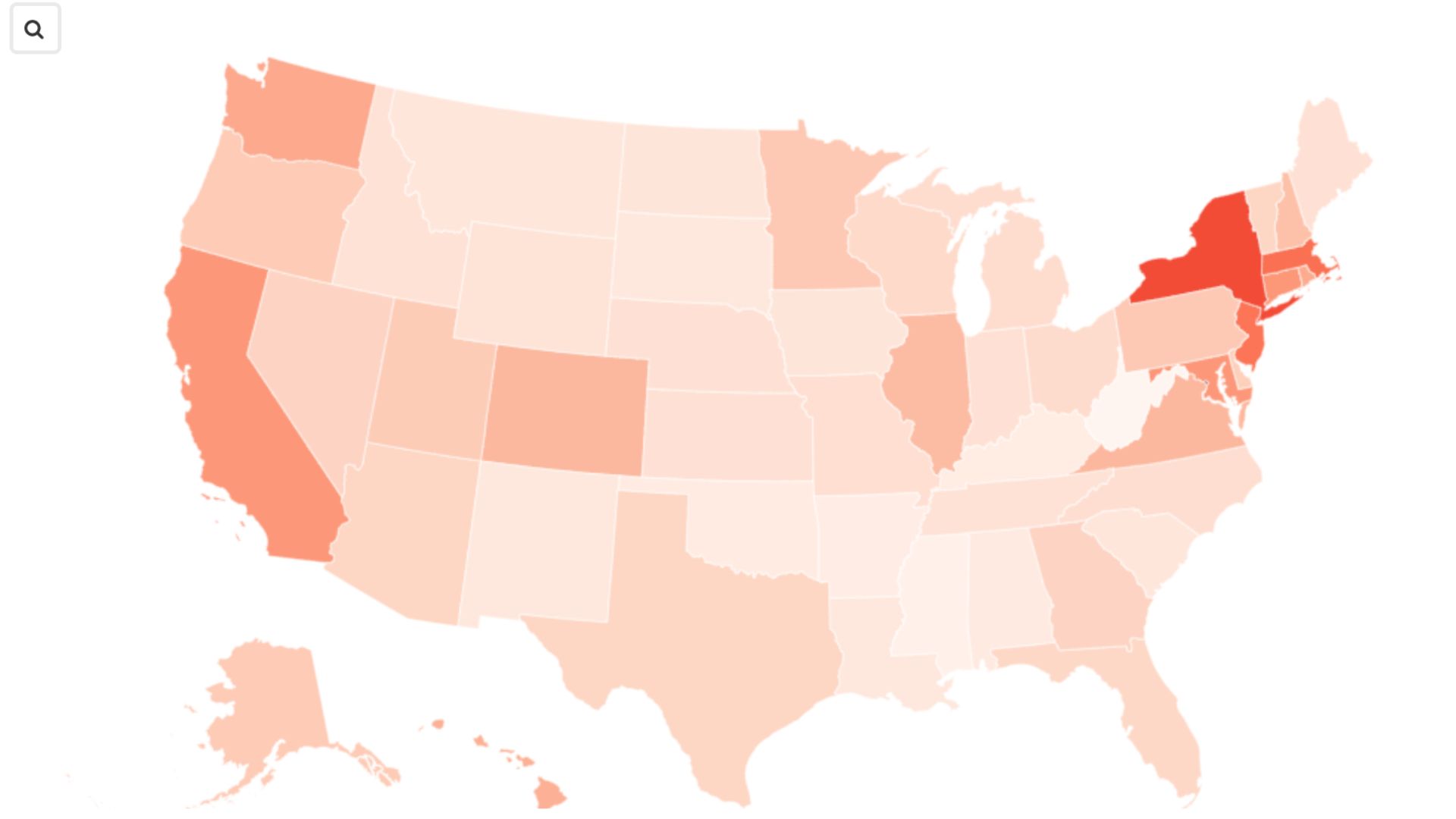 Map Shows Which States Spend The Most on Dating Apps