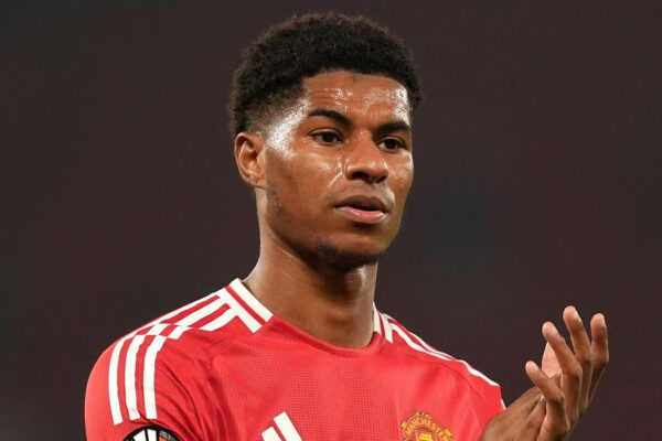 Marcus Rashford has been named on the bench