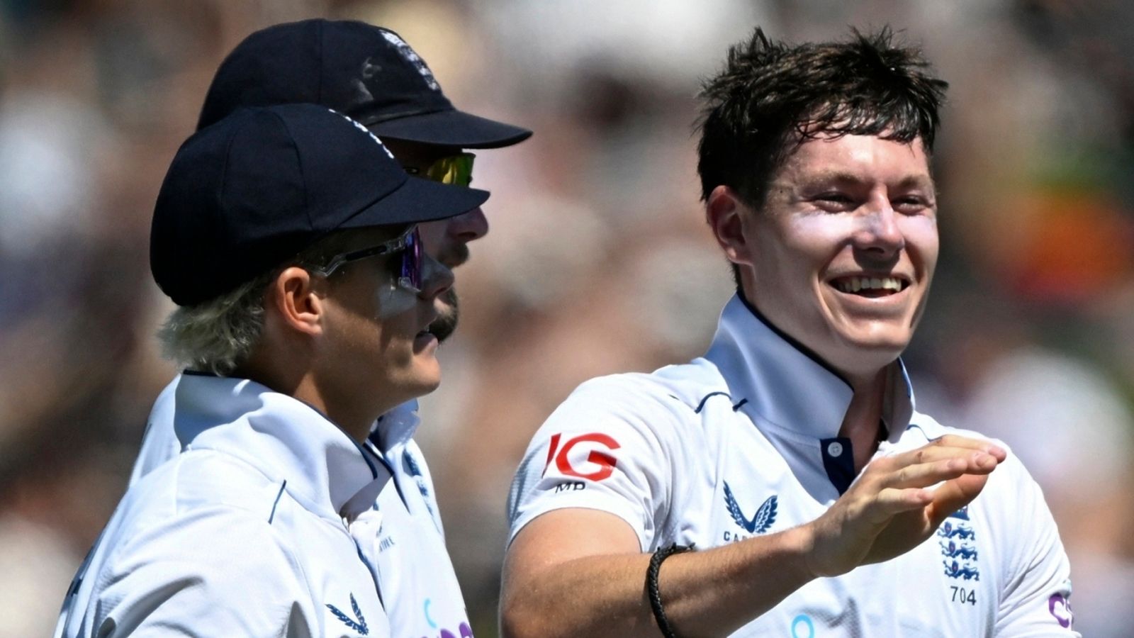 England bowler Matthew Potts (Associated Press)