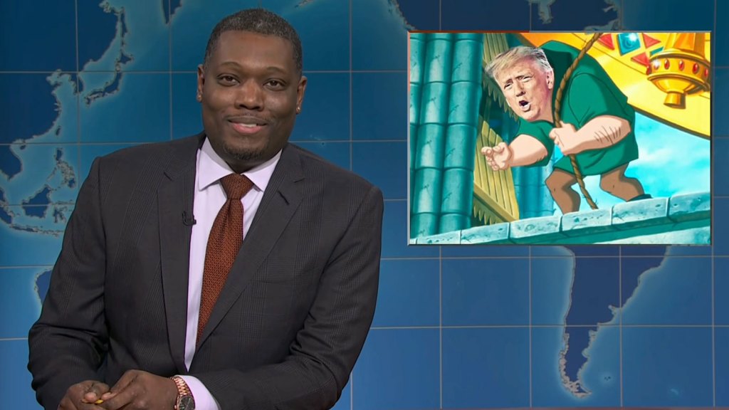 'SNL's Weekend Update Takes On Trump At Notre Dame, Pete Hegseth & Joe Biden