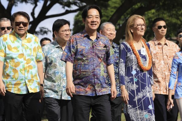 Taiwan's president meets Hawaii's governor and members of Congress in a visit condemned by China