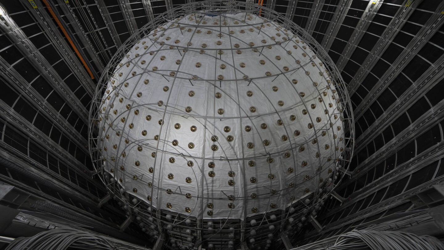 An underground detector in China will sniff out mysterious ghost particles called neutrinos