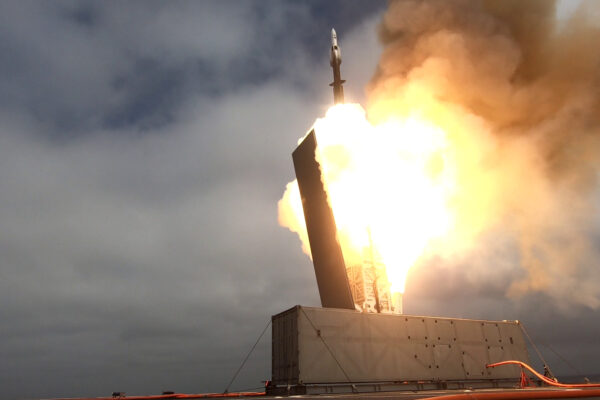 U.S. Littoral Combat Ship Fires Missile