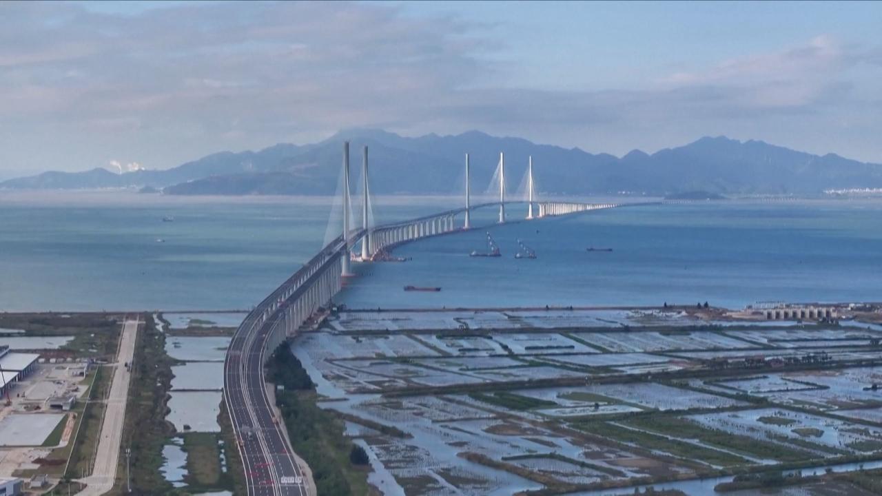 New sea channel bridge to be opened in South China's Greater Bay Area