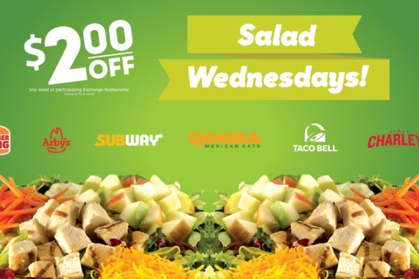 DVIDS – News – Exchange Shoppers Can Save on Healthy Eating with Salad Wednesdays Exchange Shoppers Can Save on Healthy Eating with Salad Wednesdays
