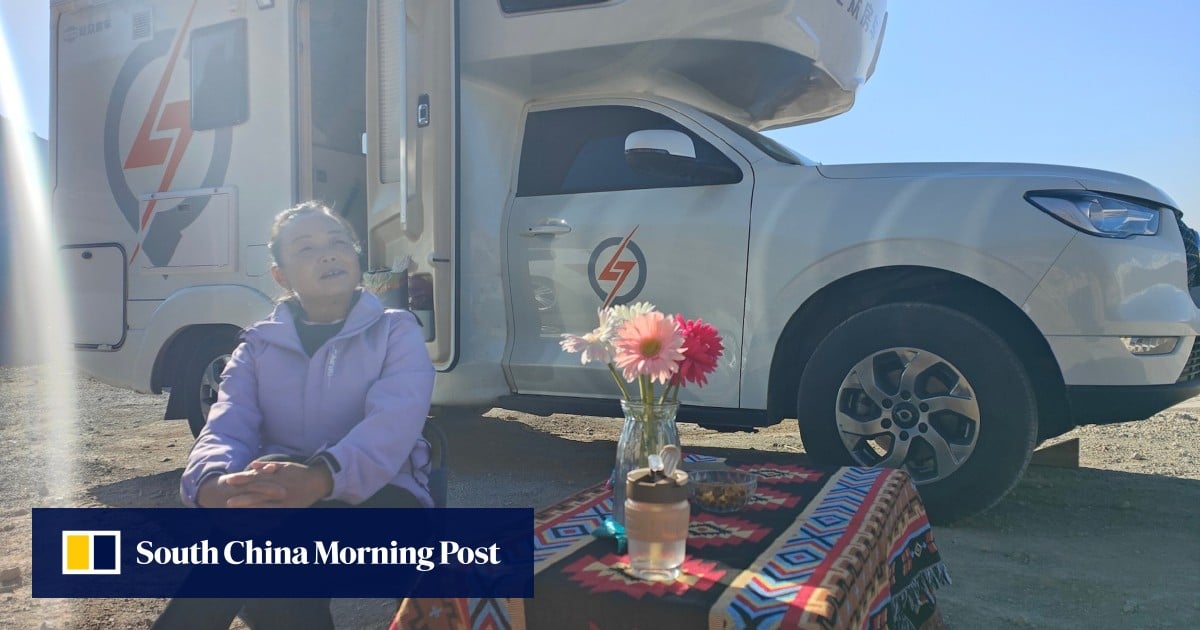 China’s ‘road-tripping auntie’ vows to keep going after divorce comes through